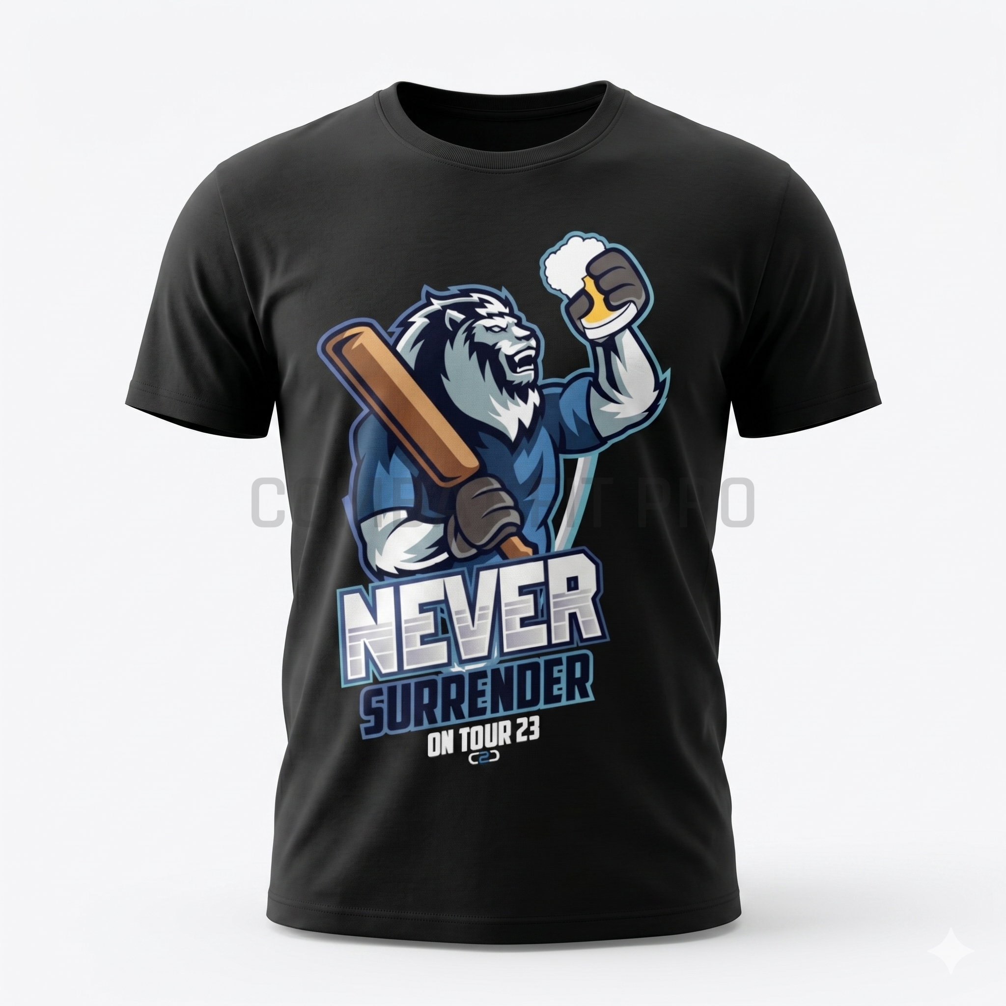 Mens-Tactical-Fleece-T-shirt - Image 5