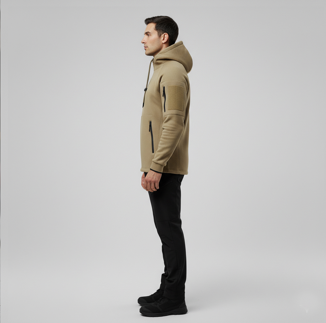 Men’s Tactical Fleece Hoodie - Image 4